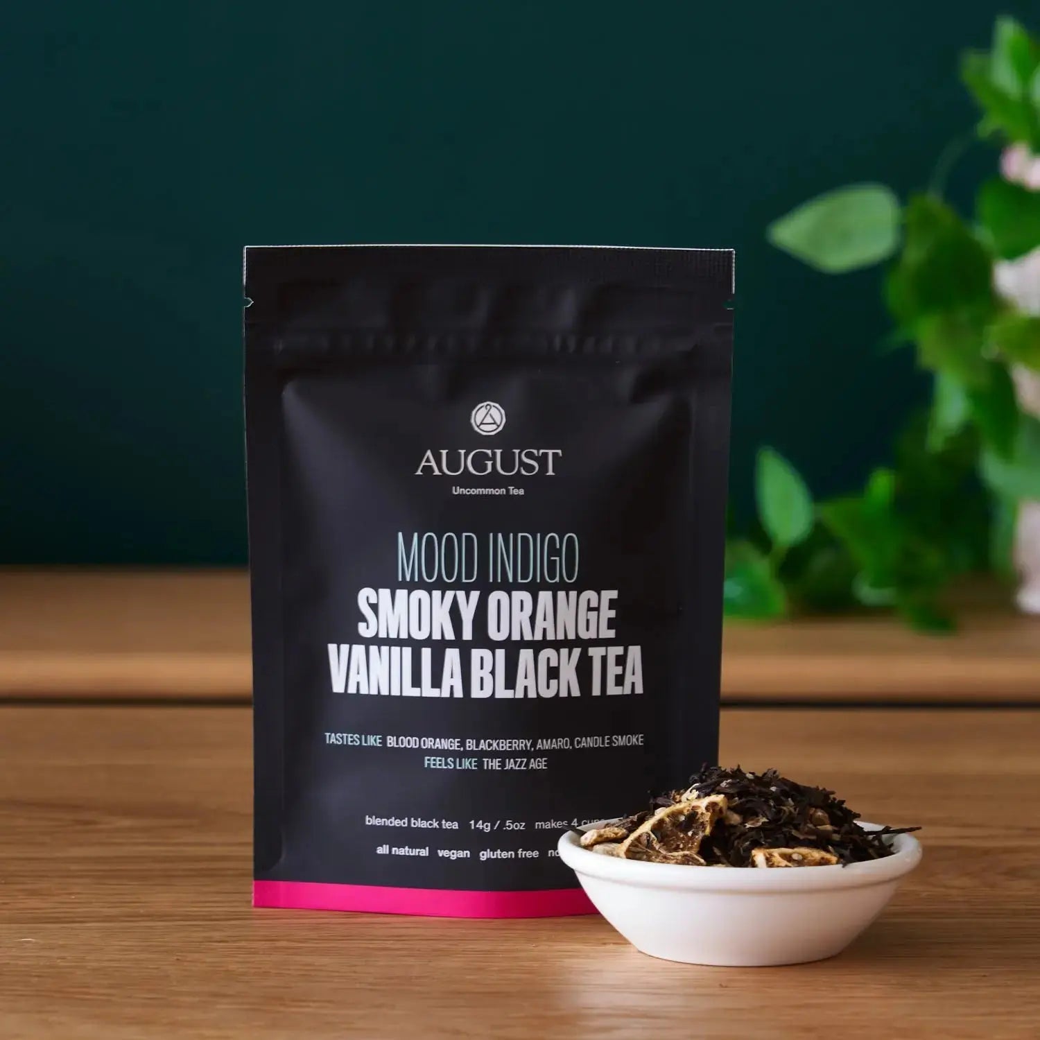 Mood Indigo - Smoky Orange Vanilla Black tea - August Uncommon Tea