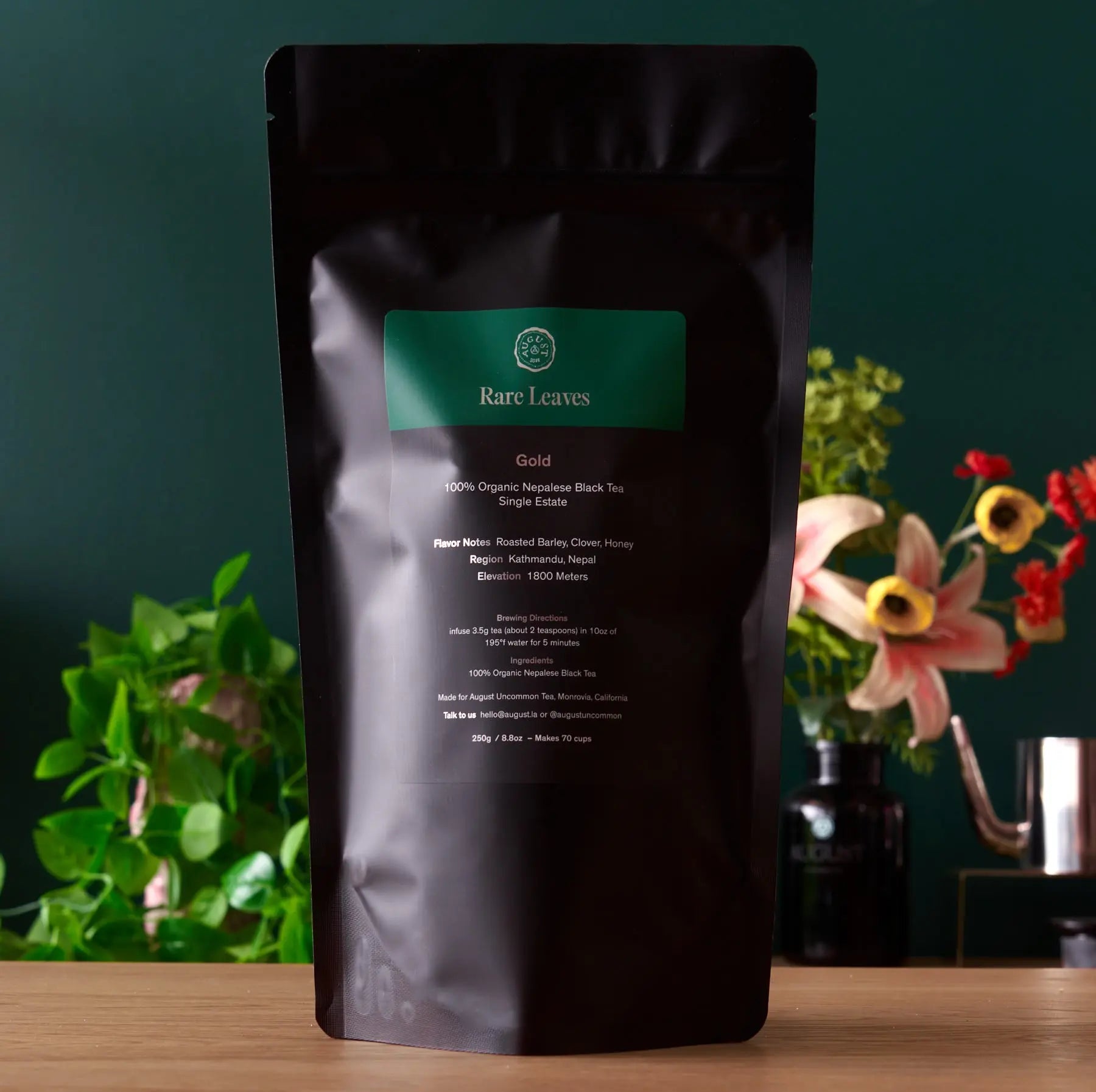 Rare Leaves Gold - Single Estate Nepalese Black Tea - August Uncommon Tea