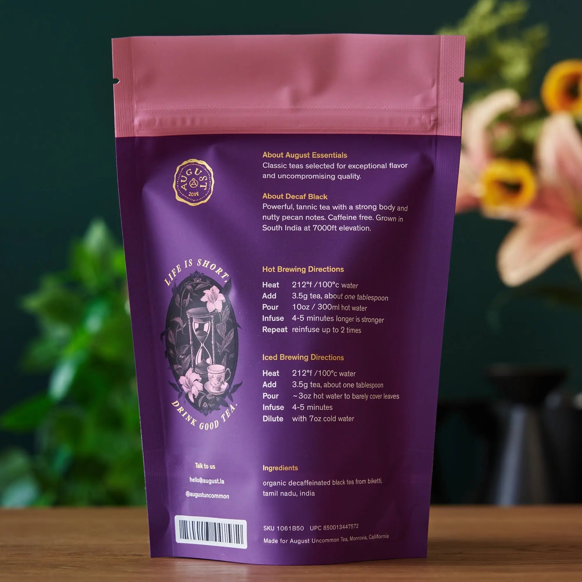 Essentials Decaf Black Black Tea - August Uncommon Tea
