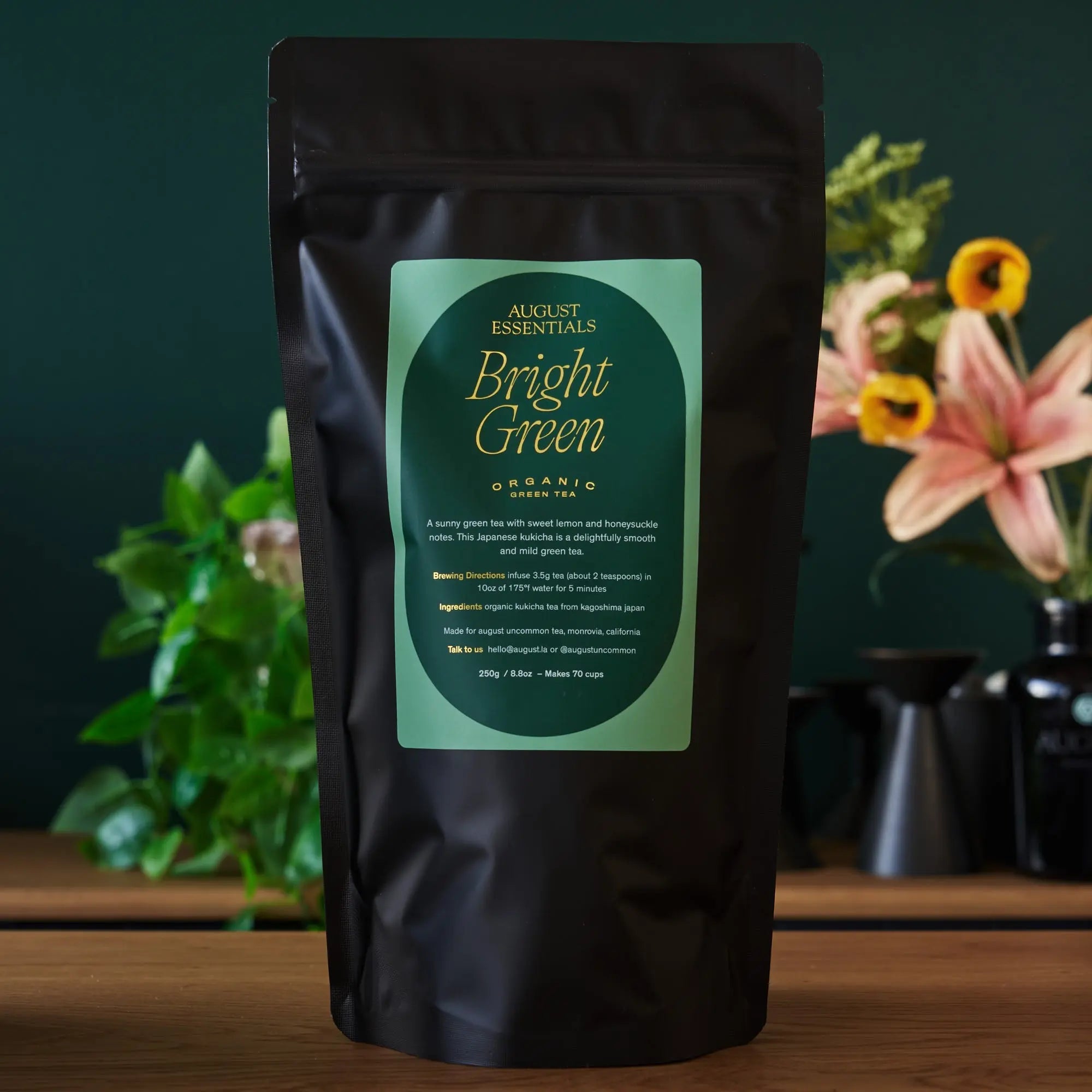 Essentials Bright Green Green Tea - August Uncommon Tea