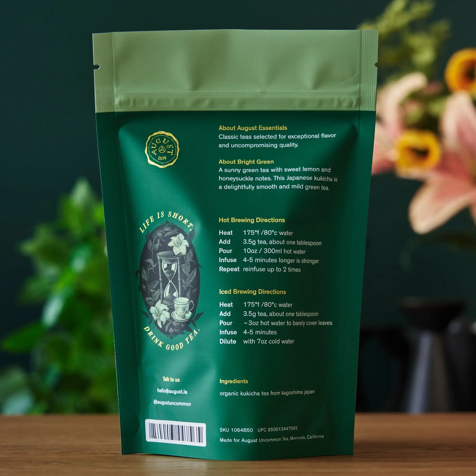 Essentials Bright Green Green Tea - August Uncommon Tea