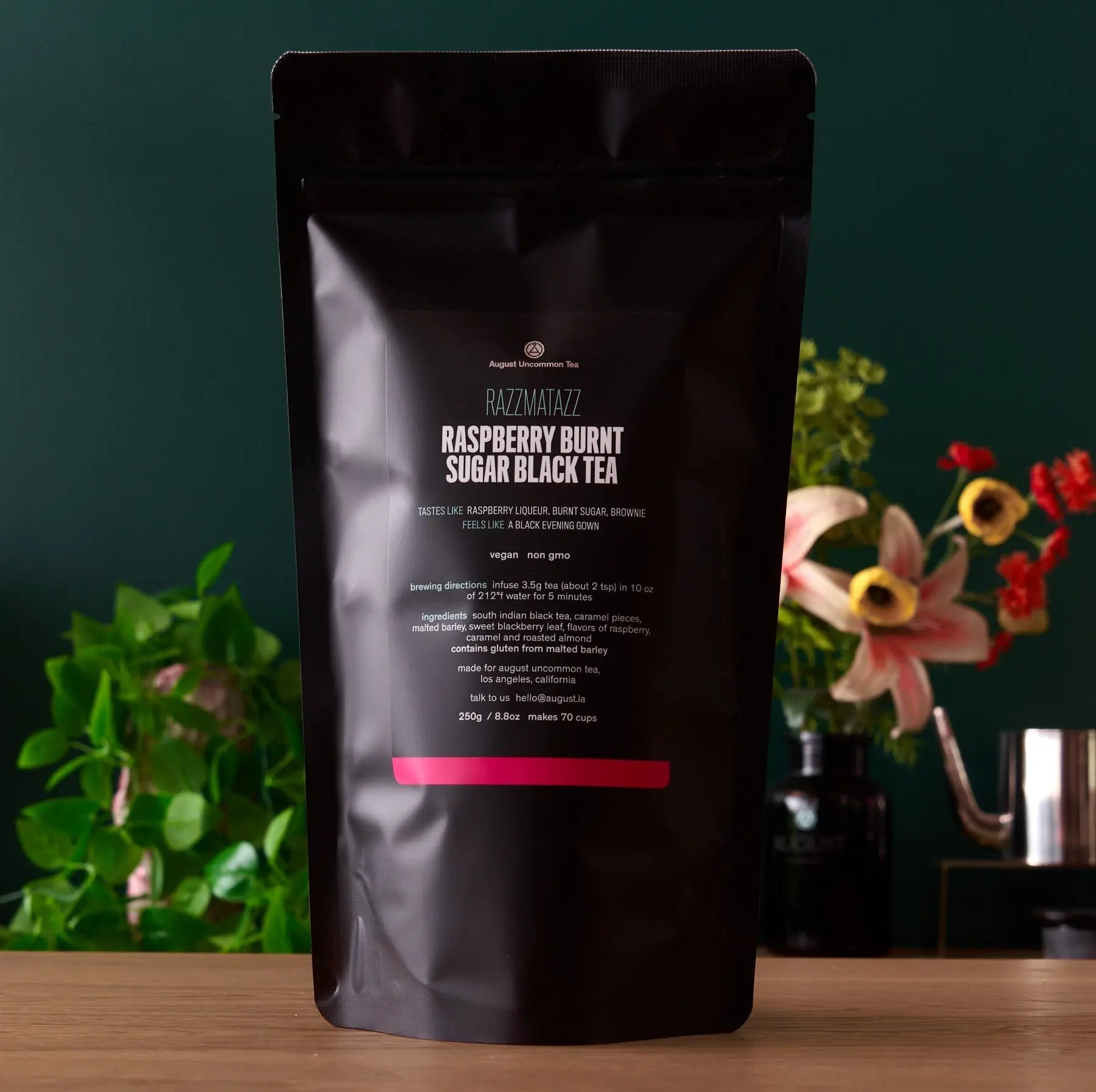 Razzmatazz - Raspberry Burnt Sugar Black Tea - August Uncommon Tea