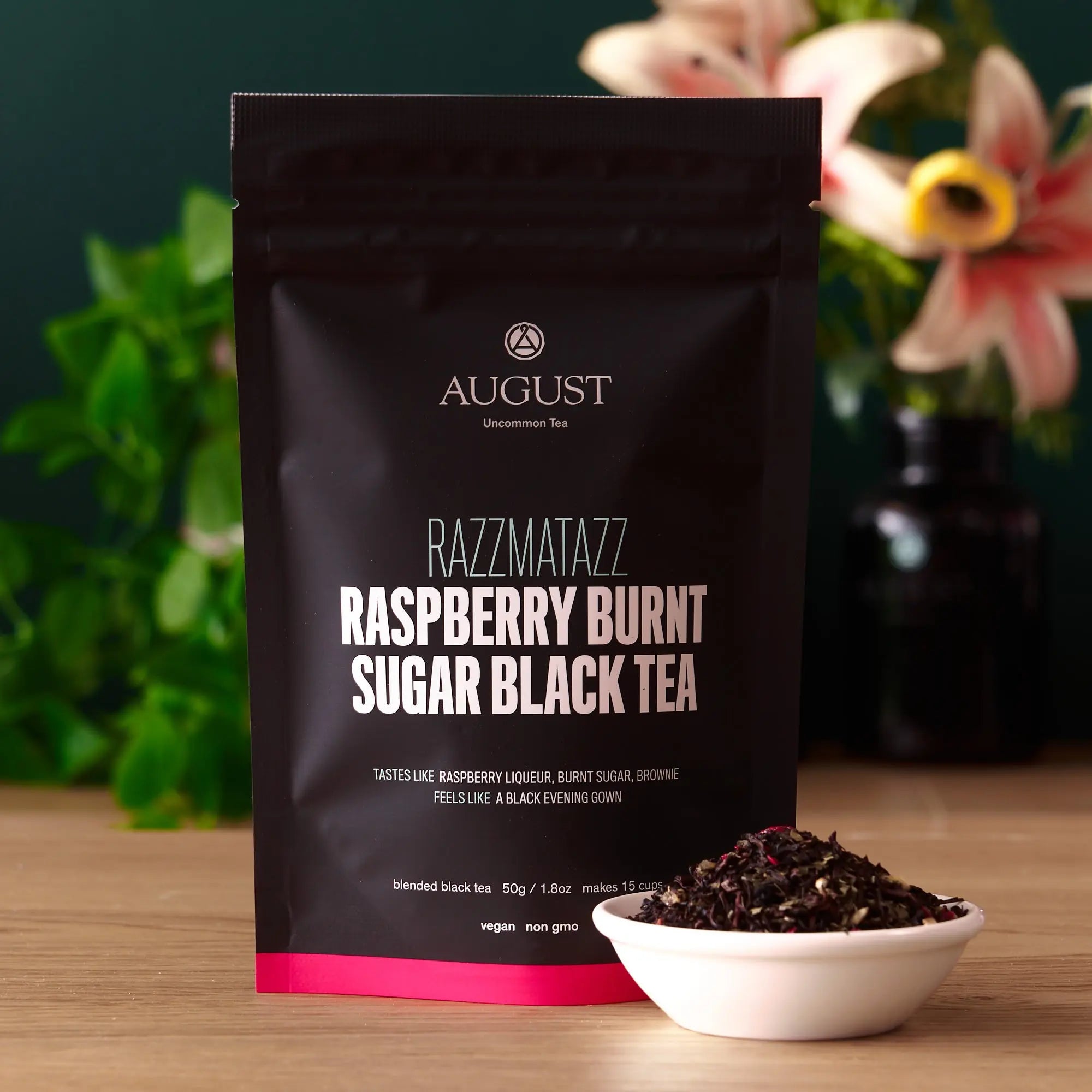 Razzmatazz - Raspberry Burnt Sugar Black Tea - August Uncommon Tea