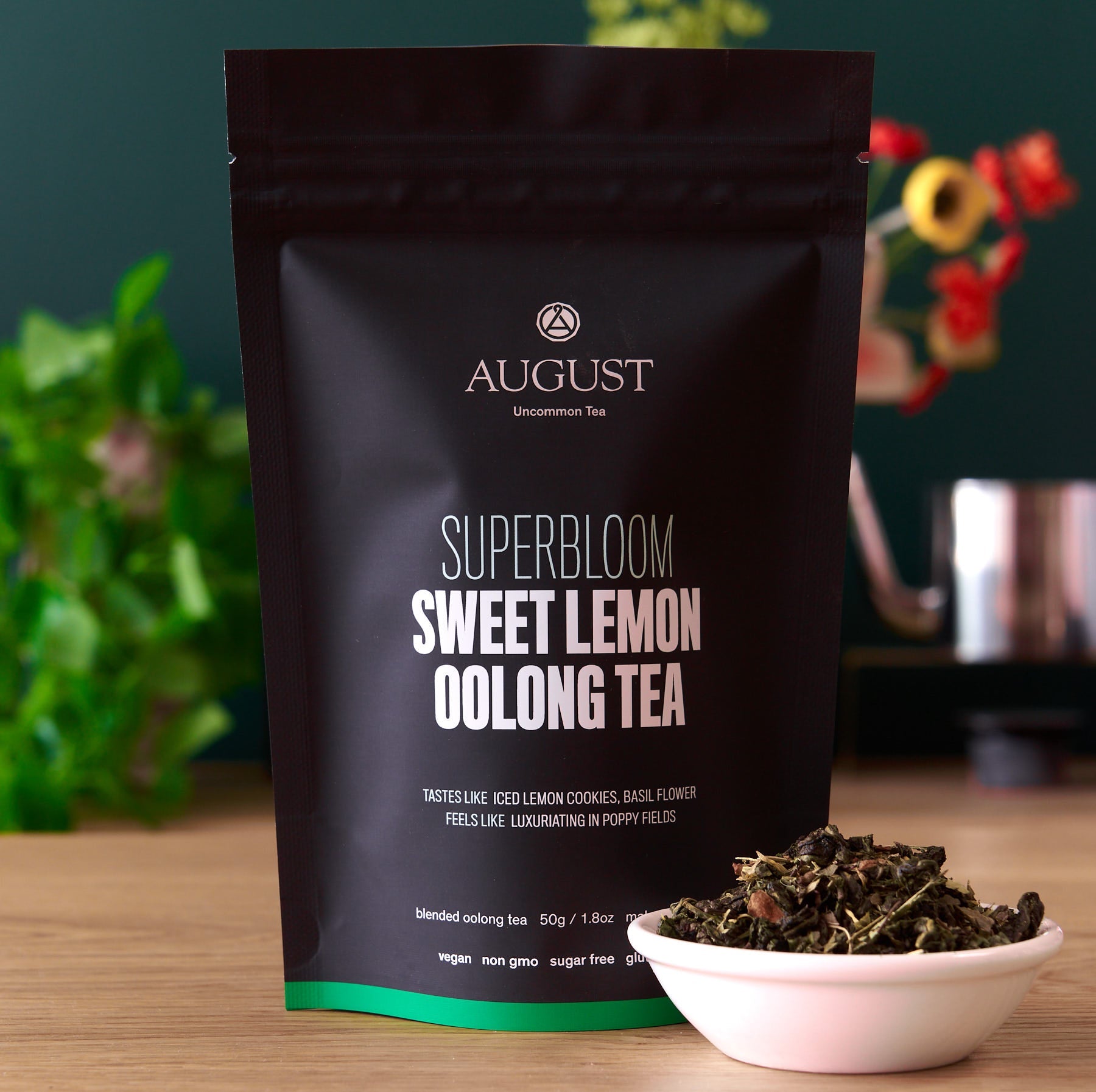 Superbloom - Sweet Lemon Oolong Green Tea - August Uncommon Tea