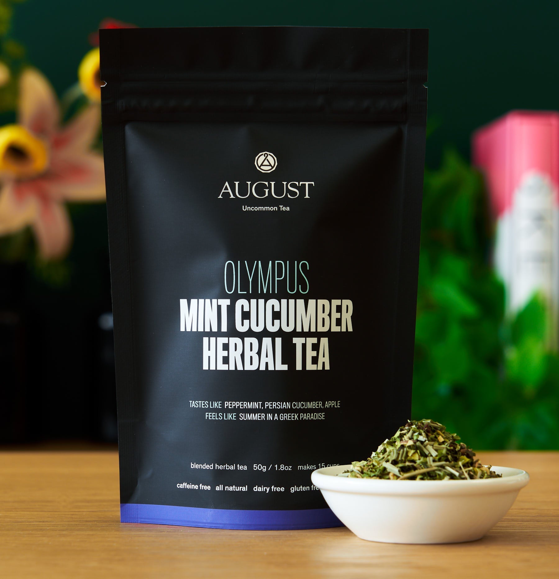 Olympus - Mint Cucumber Herbal Tea (Caffeine Free) - August Uncommon Tea