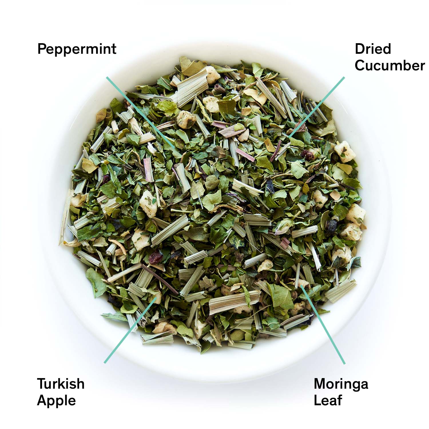 Olympus - Mint Cucumber Herbal Tea (Caffeine Free) - August Uncommon Tea