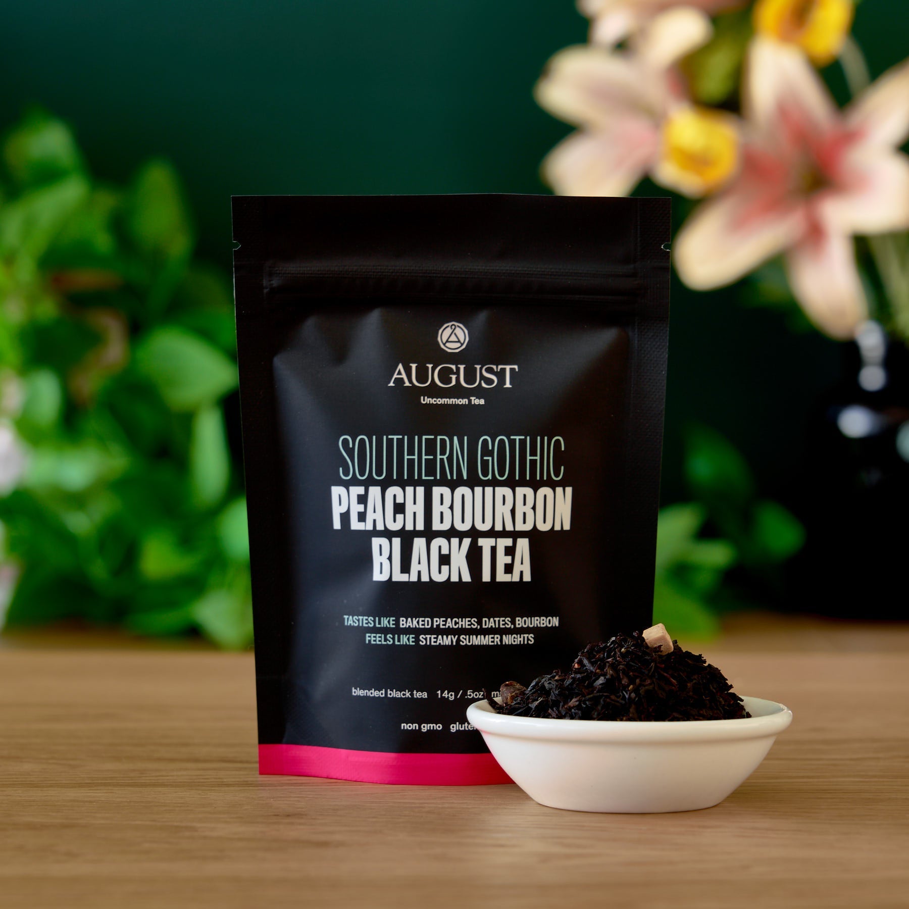 Southern Gothic - Peach Bourbon Black Tea - August Uncommon Tea