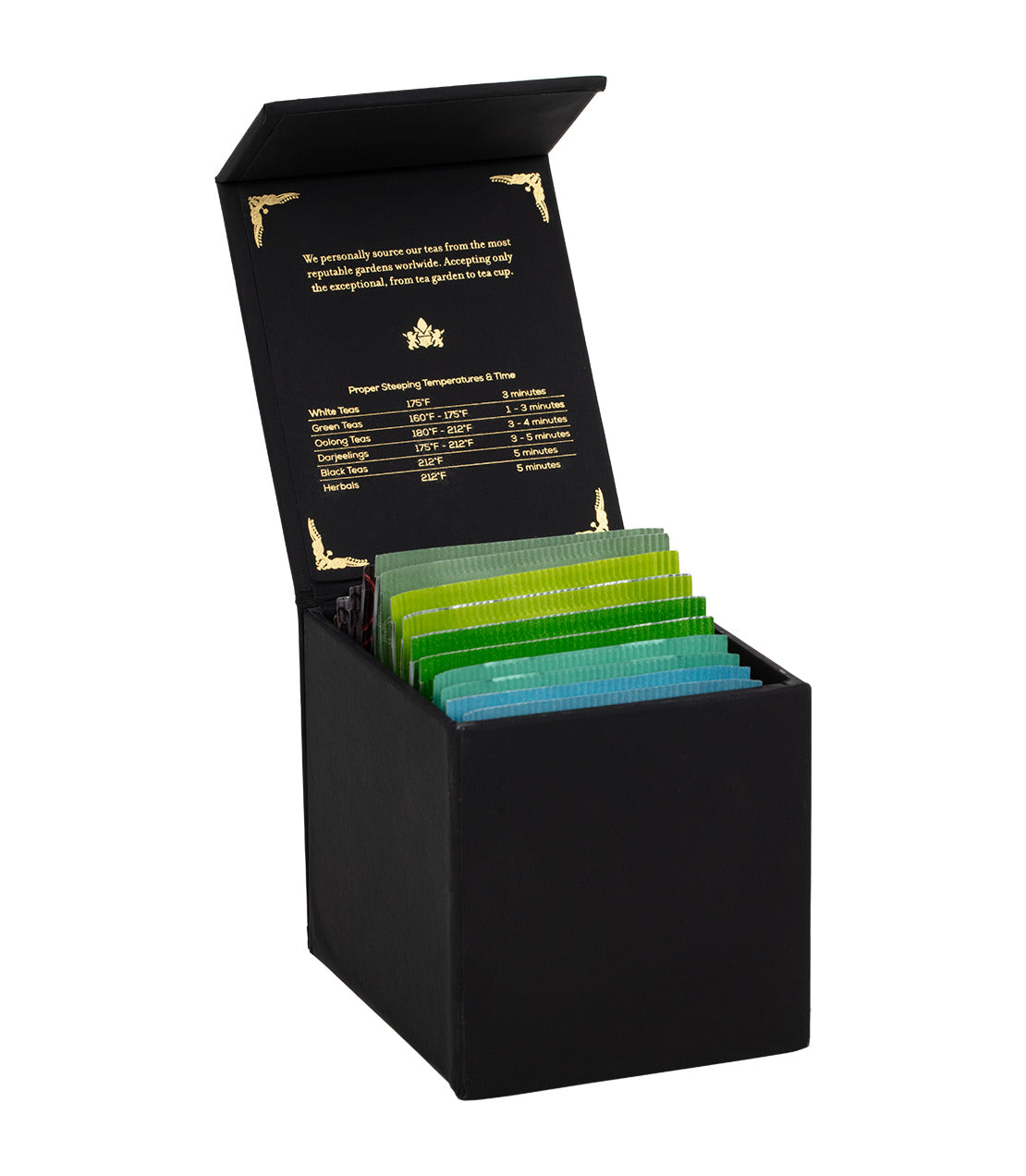 Harney Heritage – Organic Teabag Sampler Black Box - Harney & Sons Fine Teas