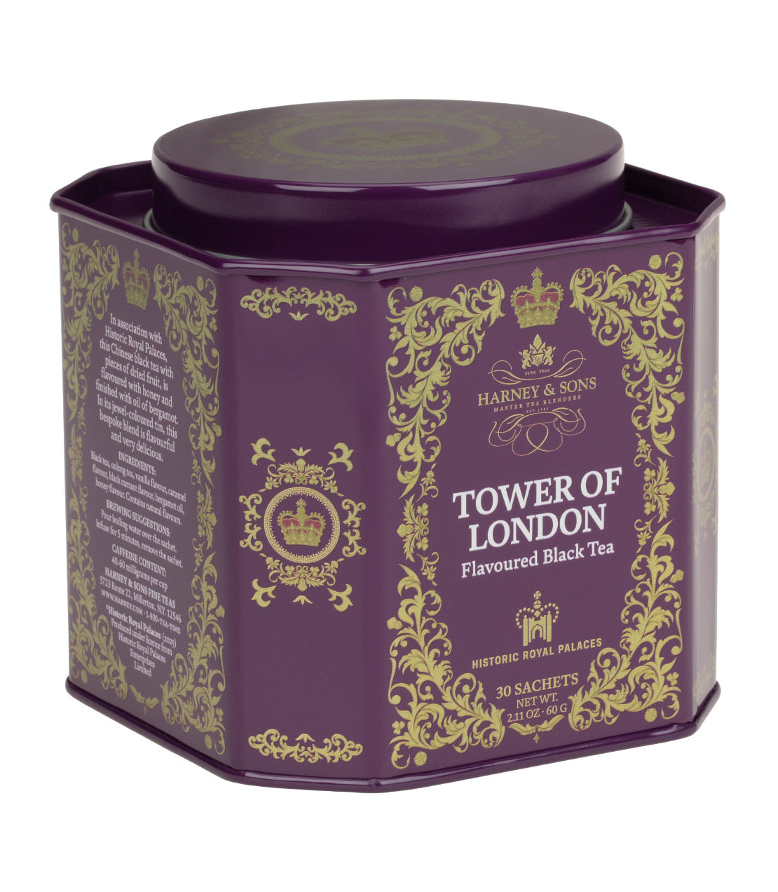 Tower of London Blend, HRP Tin of 30 Sachets - Harney & Sons Fine Teas
