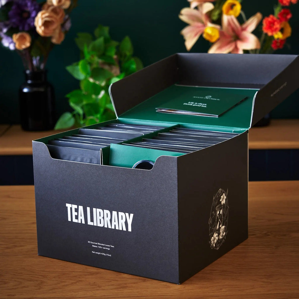 Tea Library - Deluxe 30 Tea Sampler. Gotta taste em all! - August Uncommon Tea