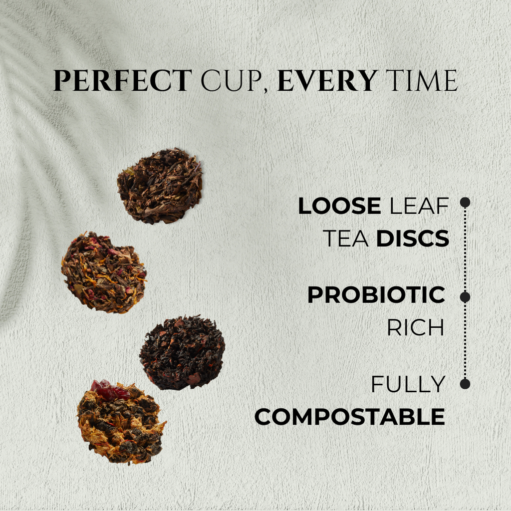 4-Pack Loose Leaf Gift Box - Deluxe Tea Disc Essential Set - iLOLA