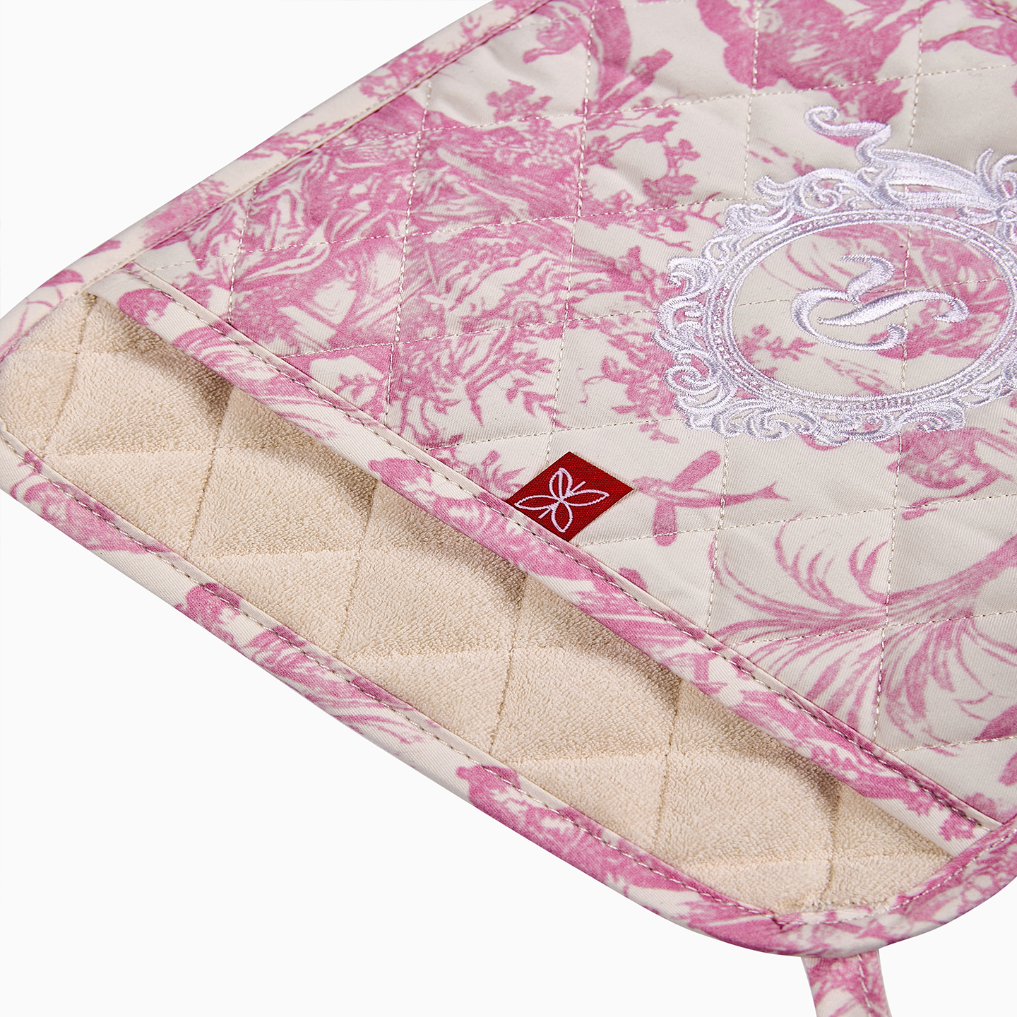 French Toile de Jouy Premium Cotton Pot Holder-4