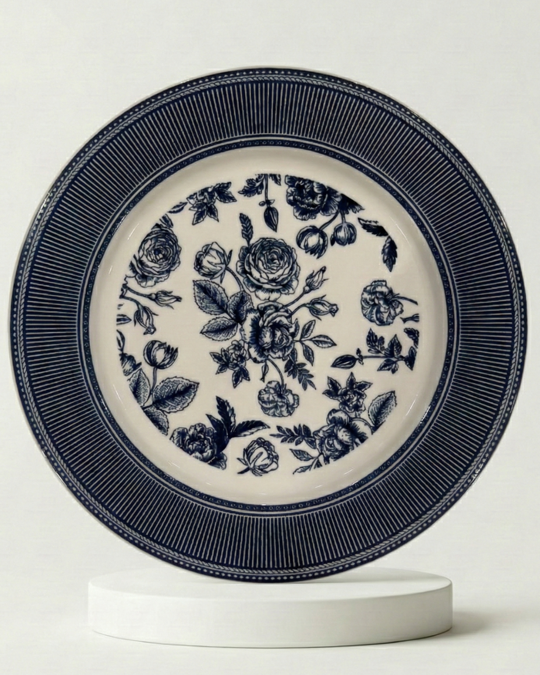 The Independence Blue Dinner Plates | set of 4 - by Michelle C. Kendall