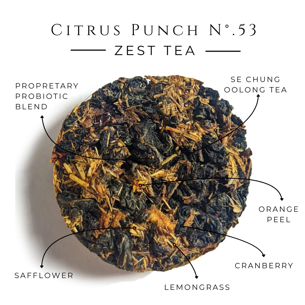 Citrus Punch No. 53 – Citrus Probiotic Oolong Tea Discs - iLOLA