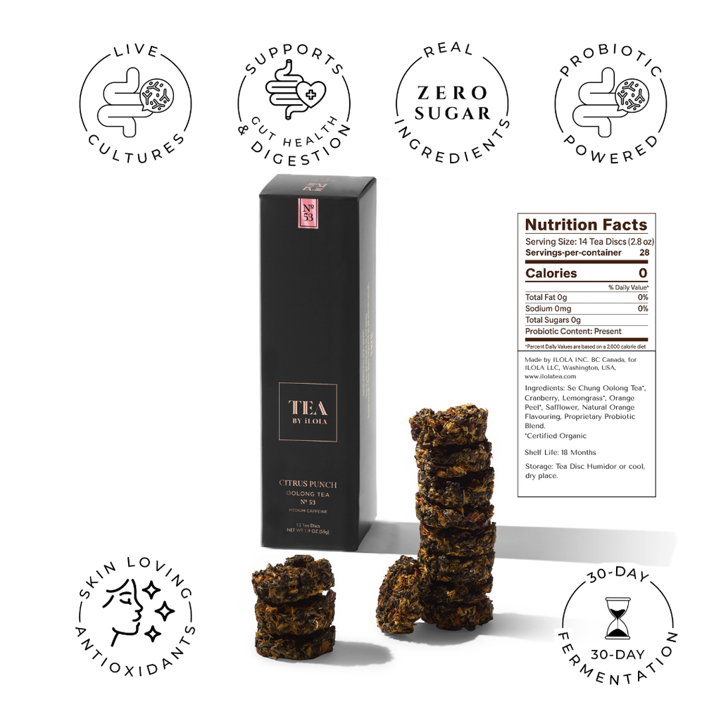 Citrus Punch No. 53 – Citrus Probiotic Oolong Tea Discs - iLOLA