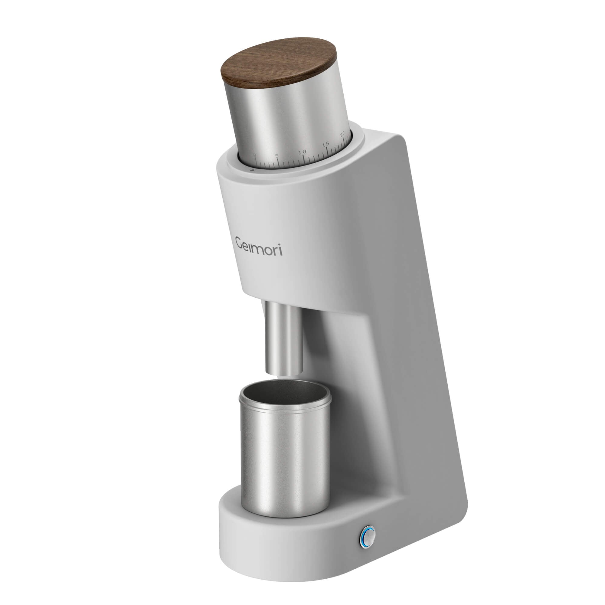 Geimori GU38 Single Dose Coffee Grinder, Electric Burr Coffee Grinder with 38mm Conical Burrs, Stepless Adjustment, Zero Retention - Wirsh