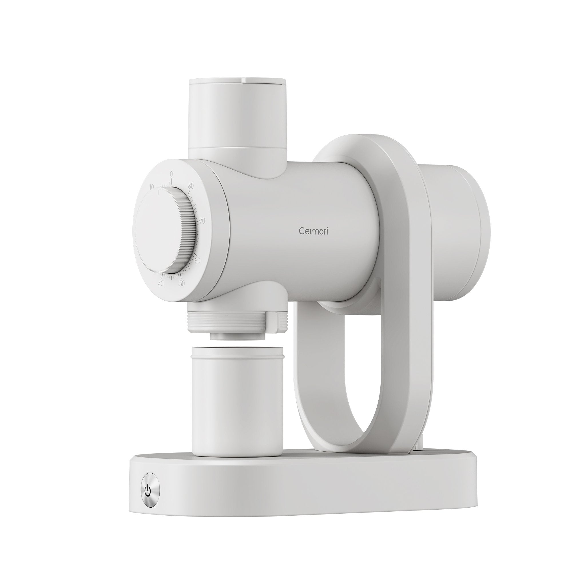 Geimori GU64 Gen2 Single Dose Coffee Grinder with 64mm Flat Burr, Anti-Static Design, Stepless Adjustment, Adjustable RPM, Zero Retention