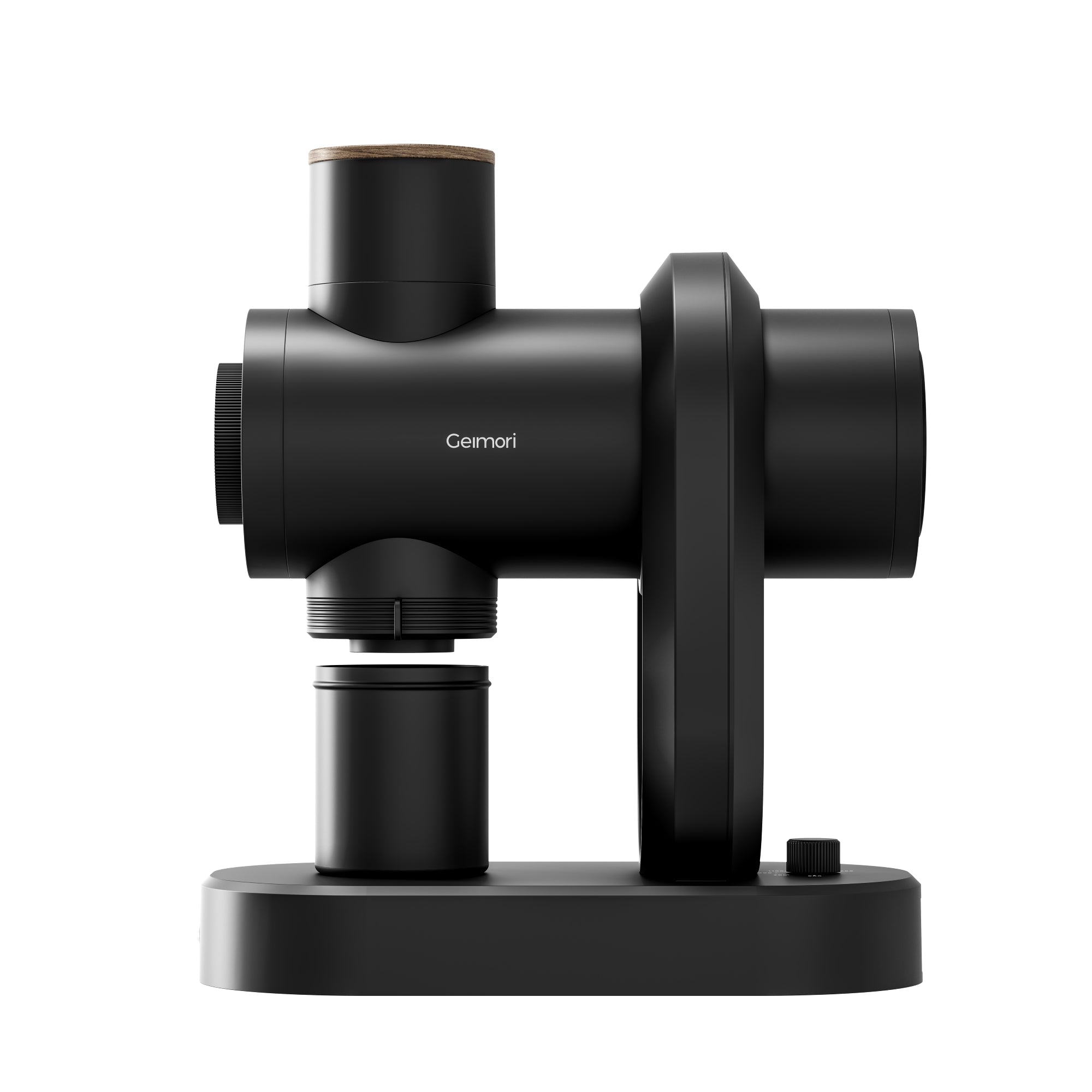 Geimori GU64 Gen2 Single Dose Coffee Grinder with 64mm Flat Burr, Anti-Static Design, Stepless Adjustment, Adjustable RPM, Zero Retention