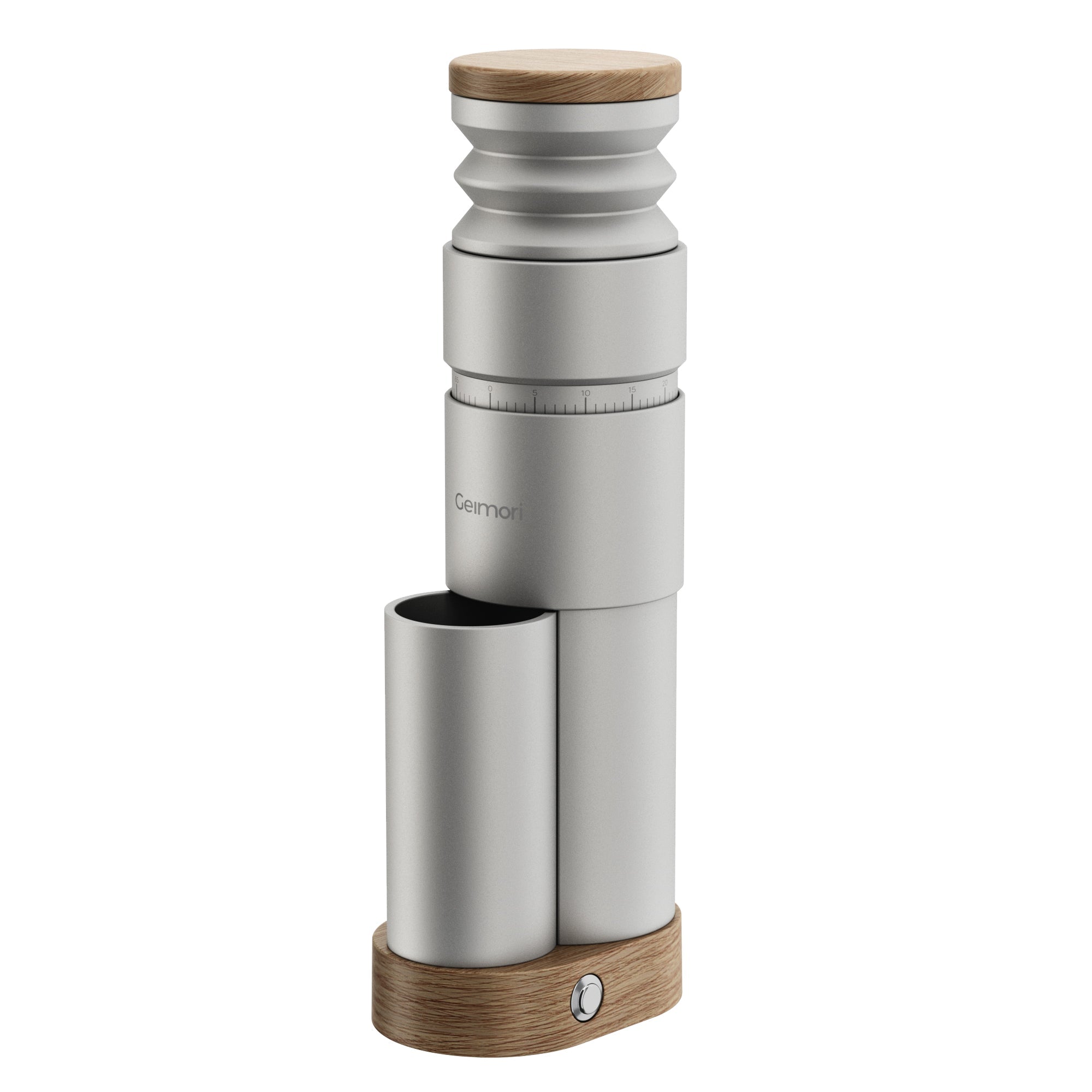Geimori T38 Plus-The True Pro Grade Portable Coffee Grinder with 38mm Conical Burr, Anti-Static Tech, Stepless Grind Settings, Zero Retention - Wirsh