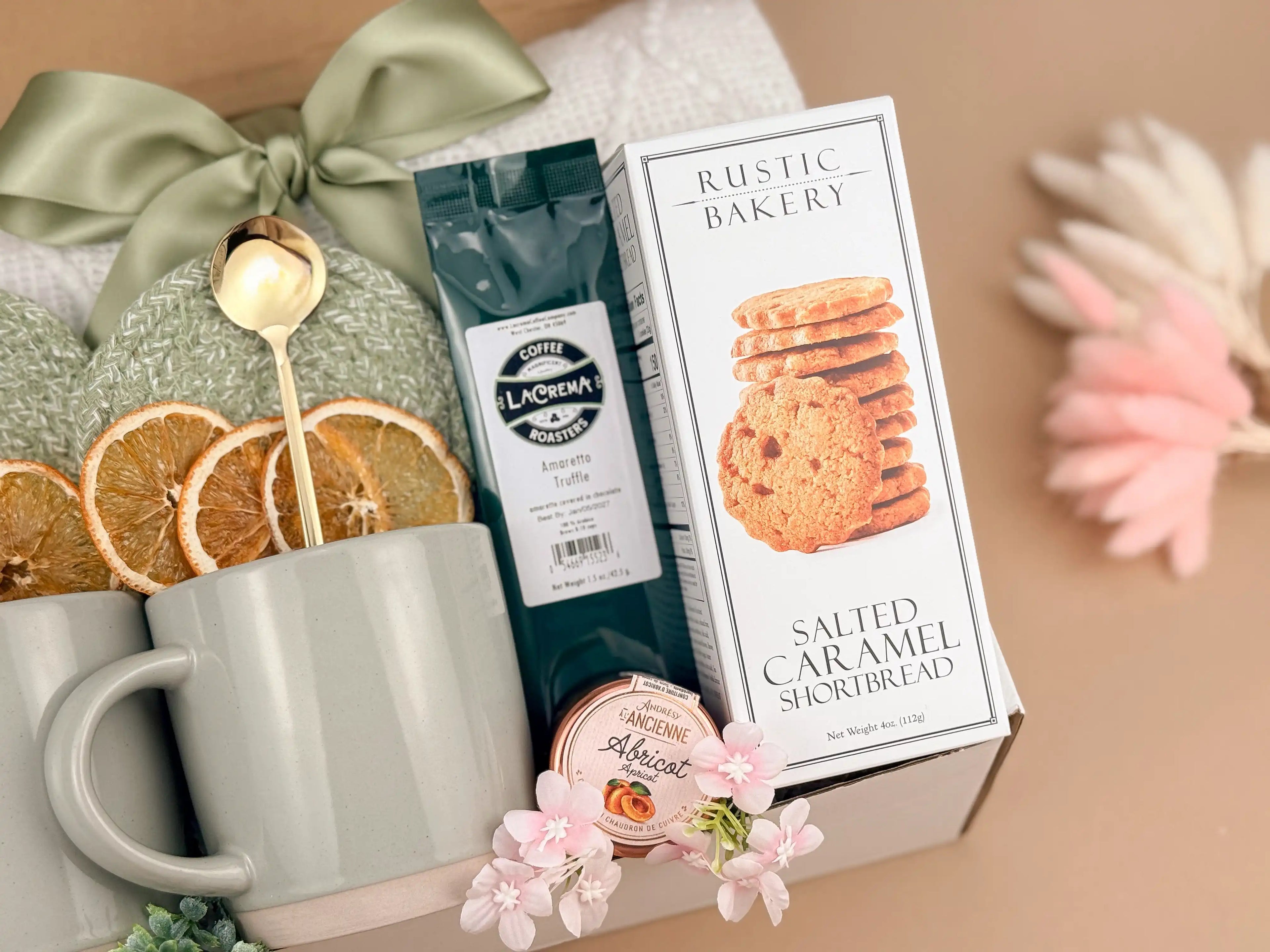 Housewarming Gift Basket – Blanket, Coffee & Home Accents