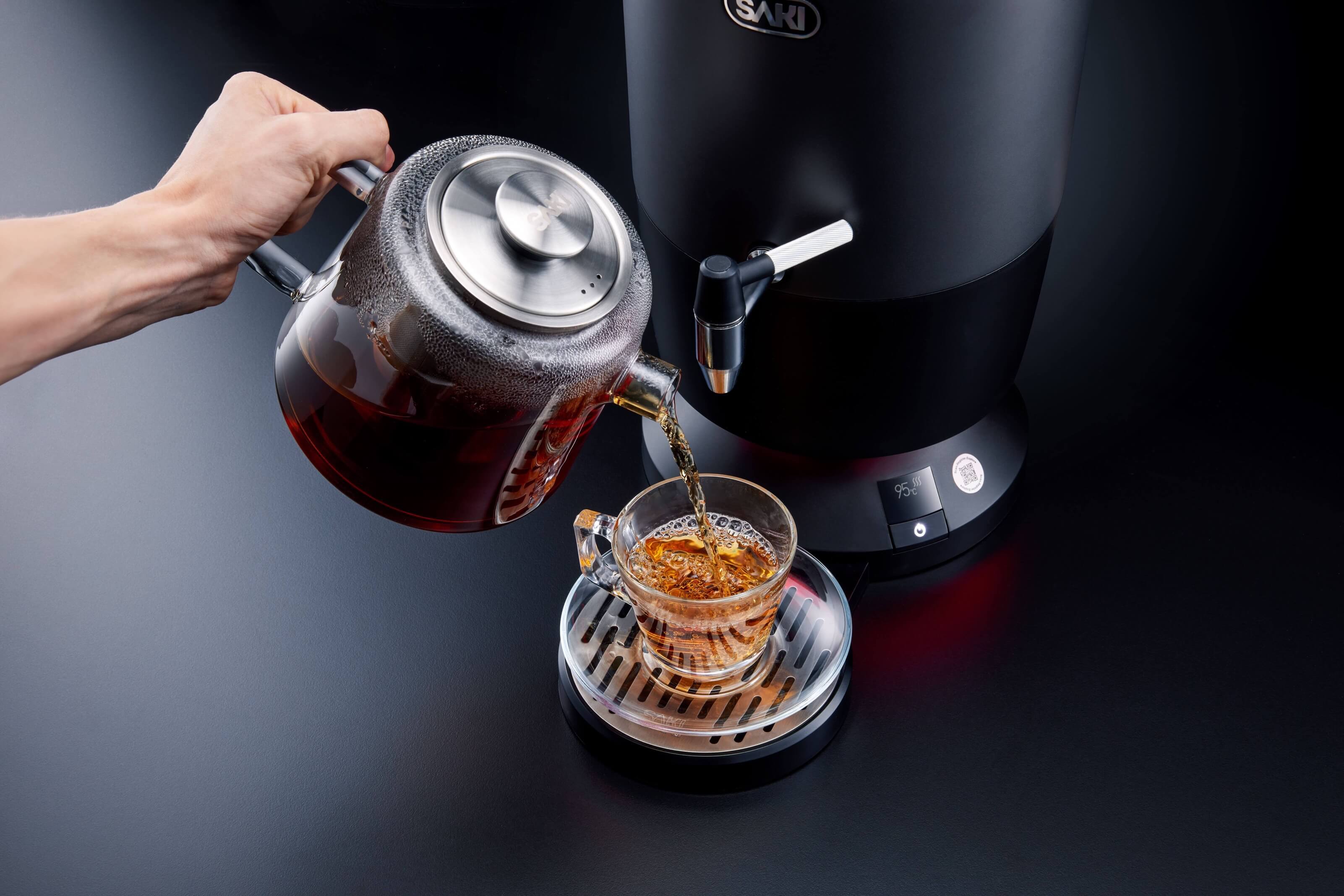 Saki Electric Samovar (Black/Silver)