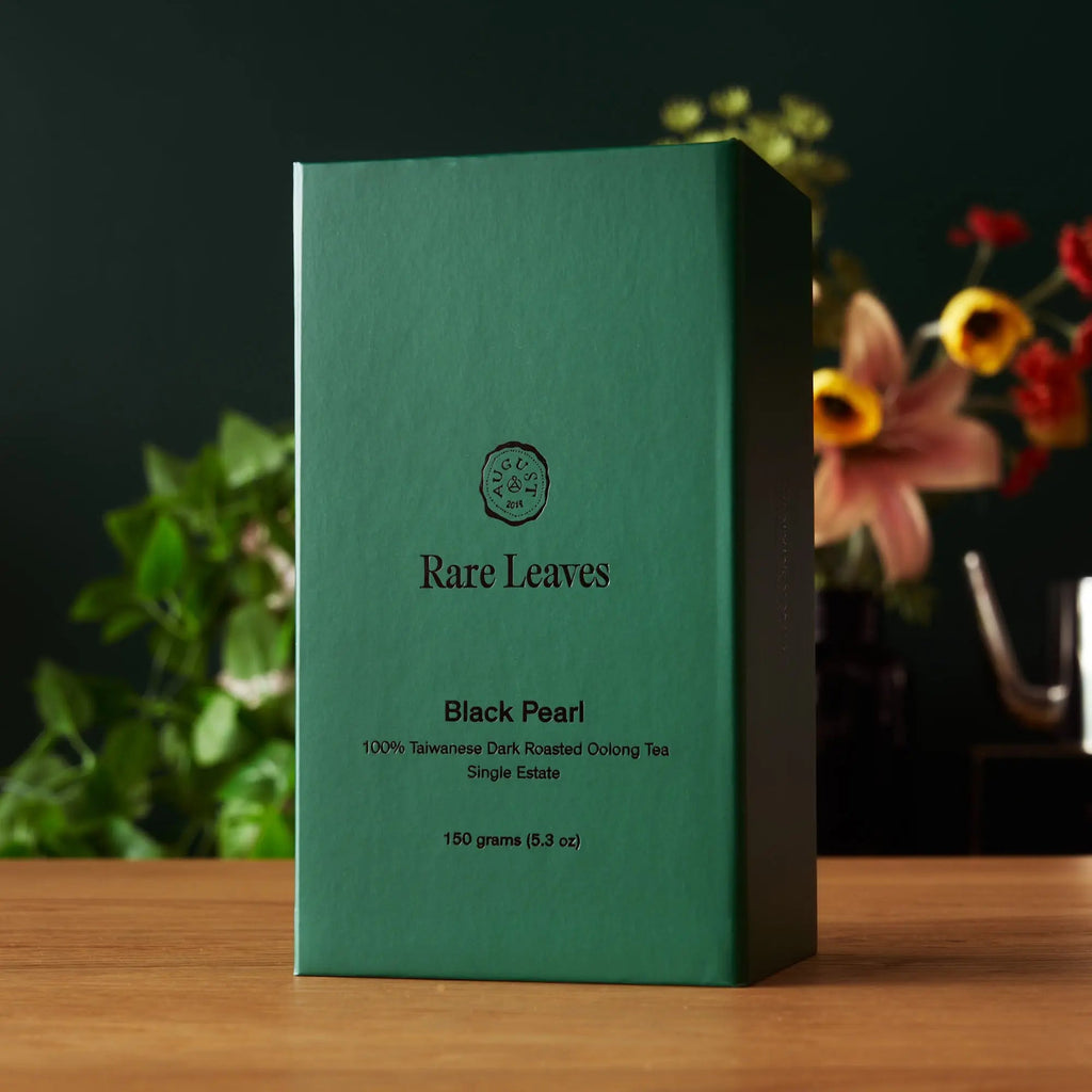 Rare Leaves Black Pearl - Single Estate Taiwanese Dark Roasted Oolong Tea - August Uncommon Tea