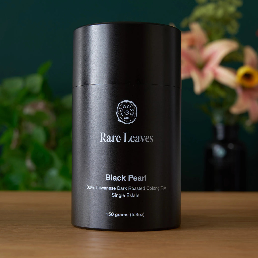 Rare Leaves Black Pearl - Single Estate Taiwanese Dark Roasted Oolong Tea - August Uncommon Tea