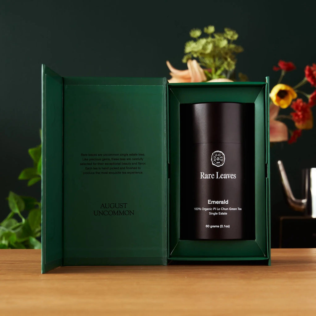 Rare Leaves Emerald - Single Estate Pi Lo Chun Green Tea - August Uncommon Tea